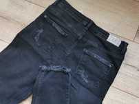 Zara Spodnie jeans kolor czarny, rozm. 164