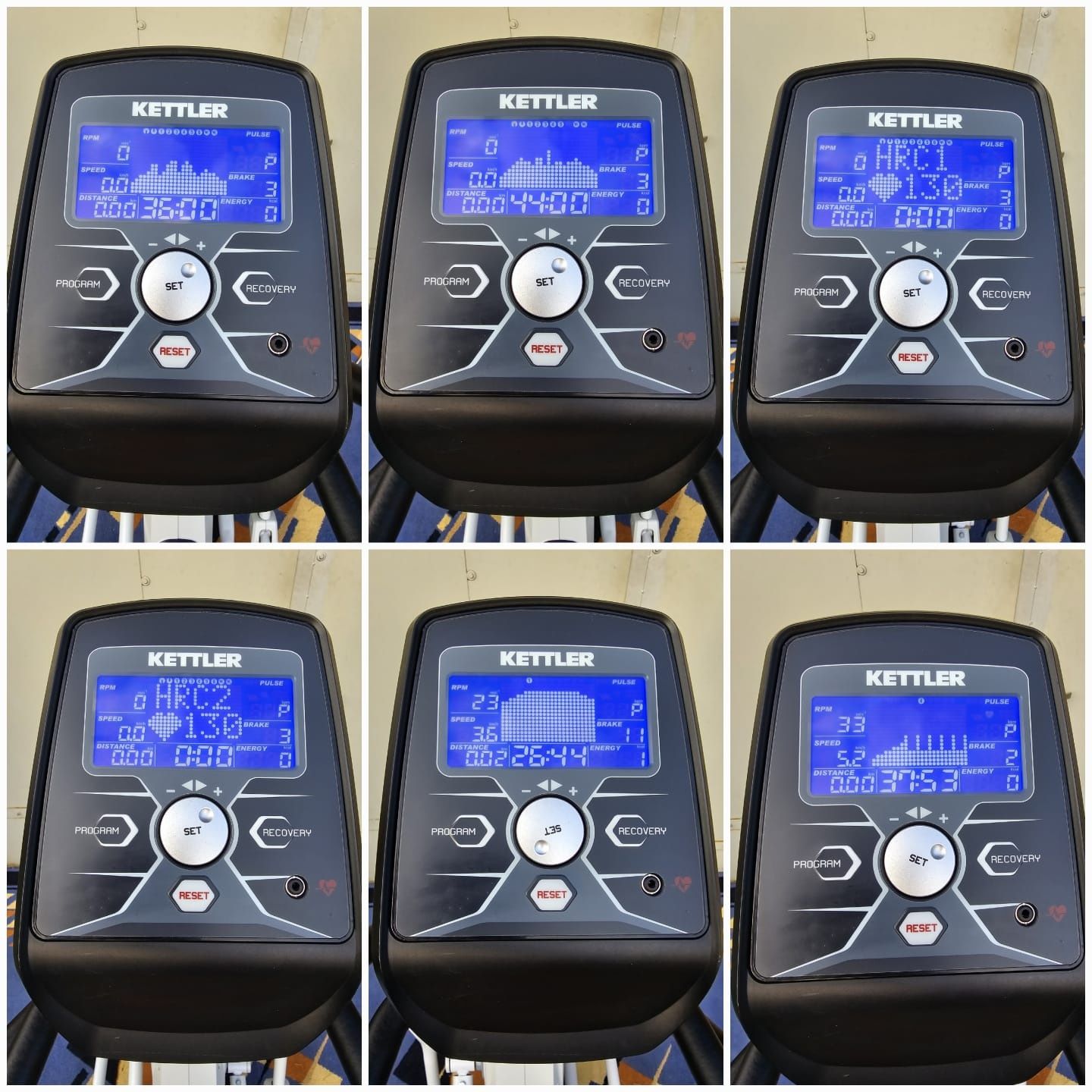 Orbitrek Kettler Elyx 1 do 150kg , koło 18 kg, przednionapędowy