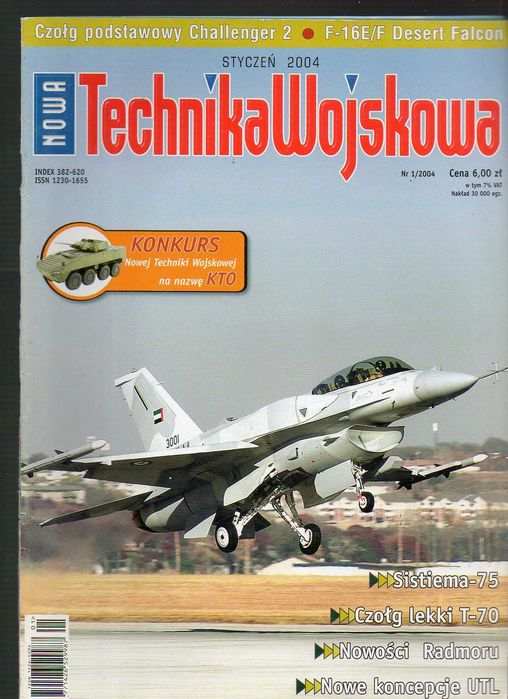 Nowa Technika Wojskowa nr 1/2004 F-16E/F Falcon