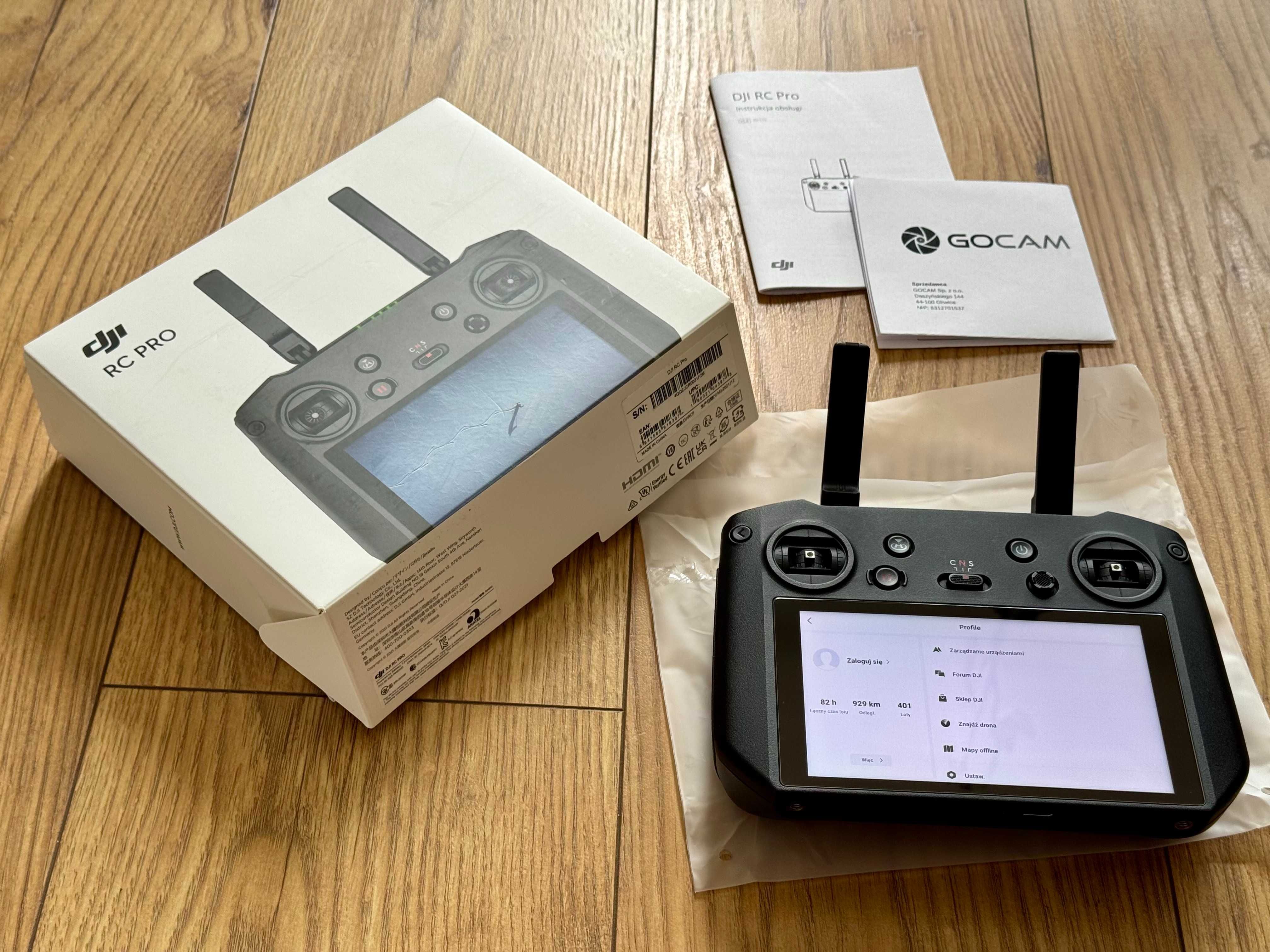 Aparatura DJI RM510 DJI RC PRO kontroler DJI Mavic 3 stan idealny