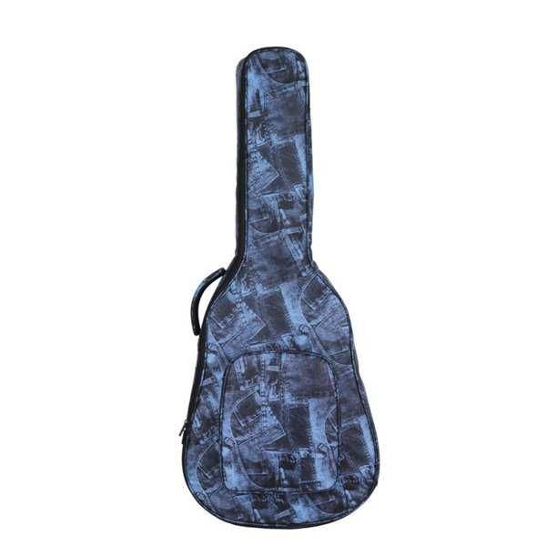 Solidny ocieplany pokrowiec na gitarę Klasyczną 4/4 Hard Bag "jeans"