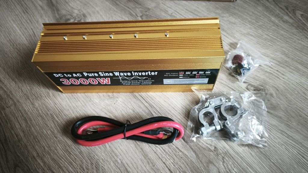 Инвертор 3000W 12 220V супер тихий и эфективный. Новый.