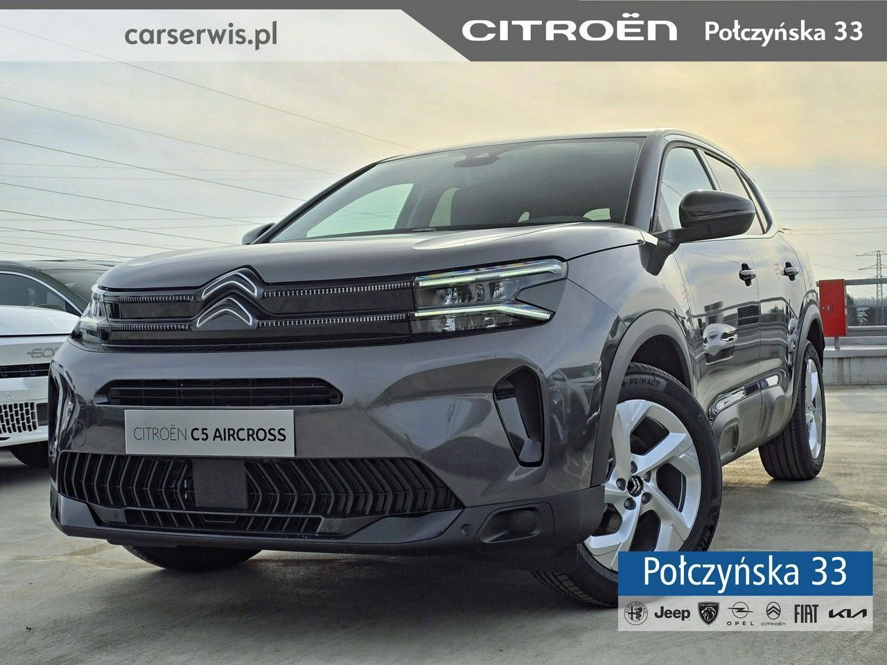 Citroën C5 Aircross Hybrid 145 KM e-DCT6 wersja Plus | Szary | 2024