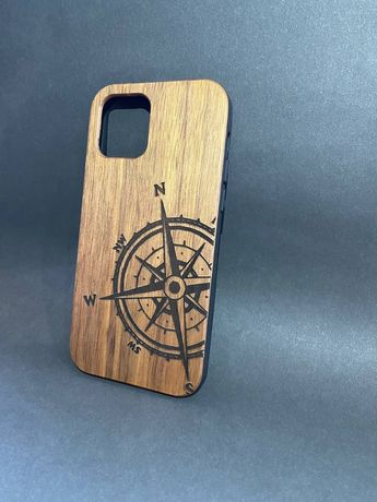 Чехол на смартфон iPhone/айфон деревянный Подарок