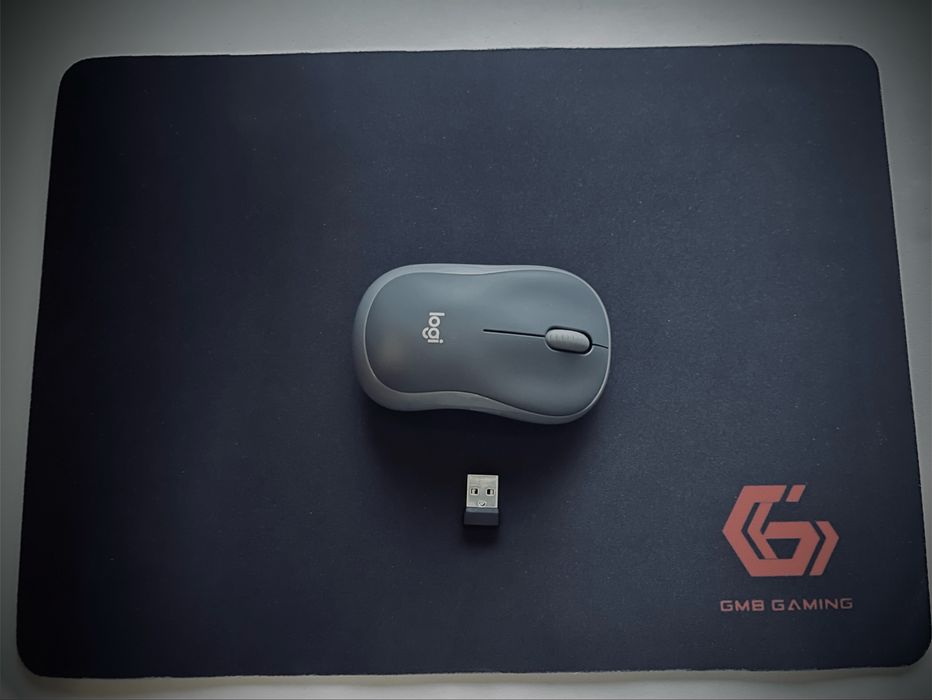 Мышка Logitech M185 + игровой коврик GMB Gaming