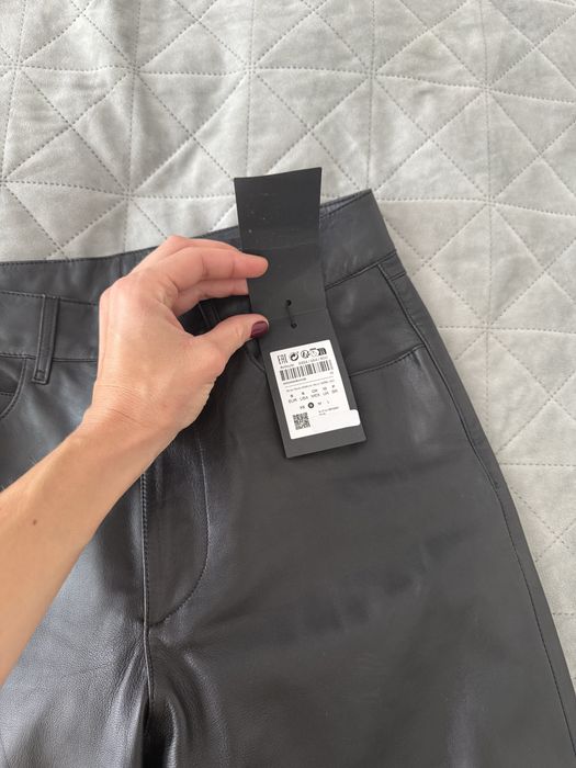 Брюки зі шкіри Massimo Dutti