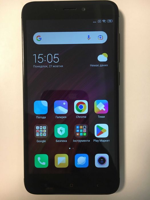 Xiaomi Redmi 4X 3/32GB Black Global Version, состояние нового