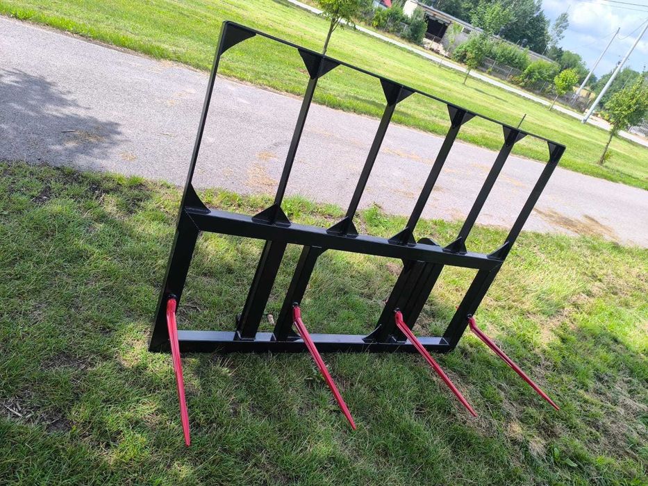 Ramka do balotów z nadstawką 80 cm transport 2 / 3 szt. bele udźwig 2t
