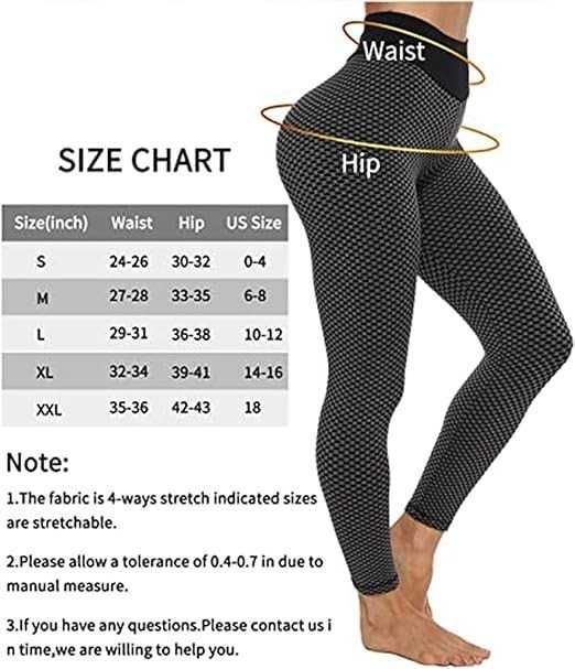 Damskie antycellulitowe legginsy z wysokim Memoryee Push Up L