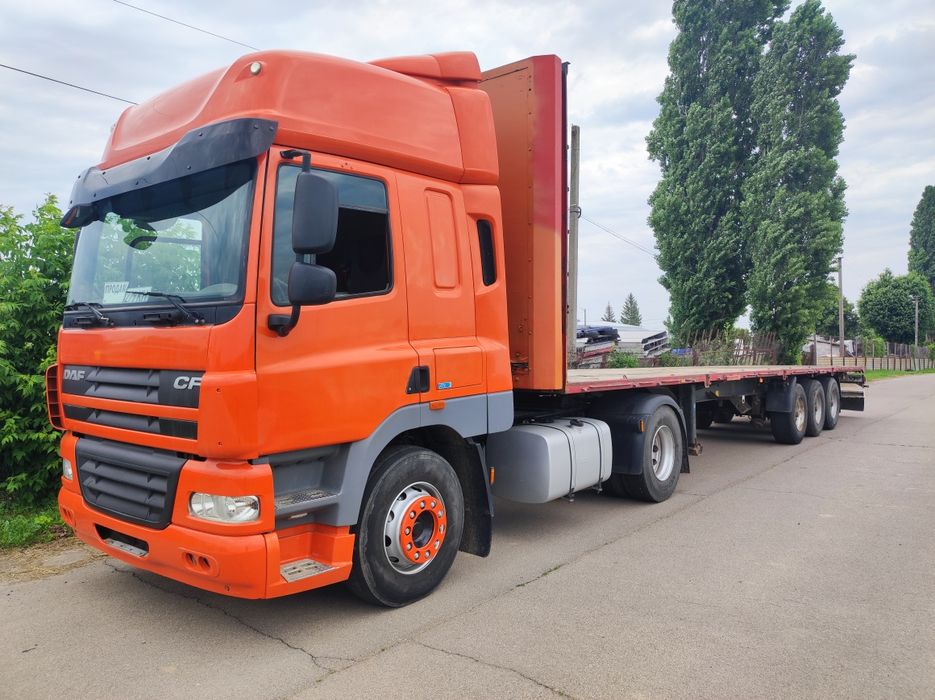 Площадка полуприцеп під солому лісовоз самоскида переобладнання