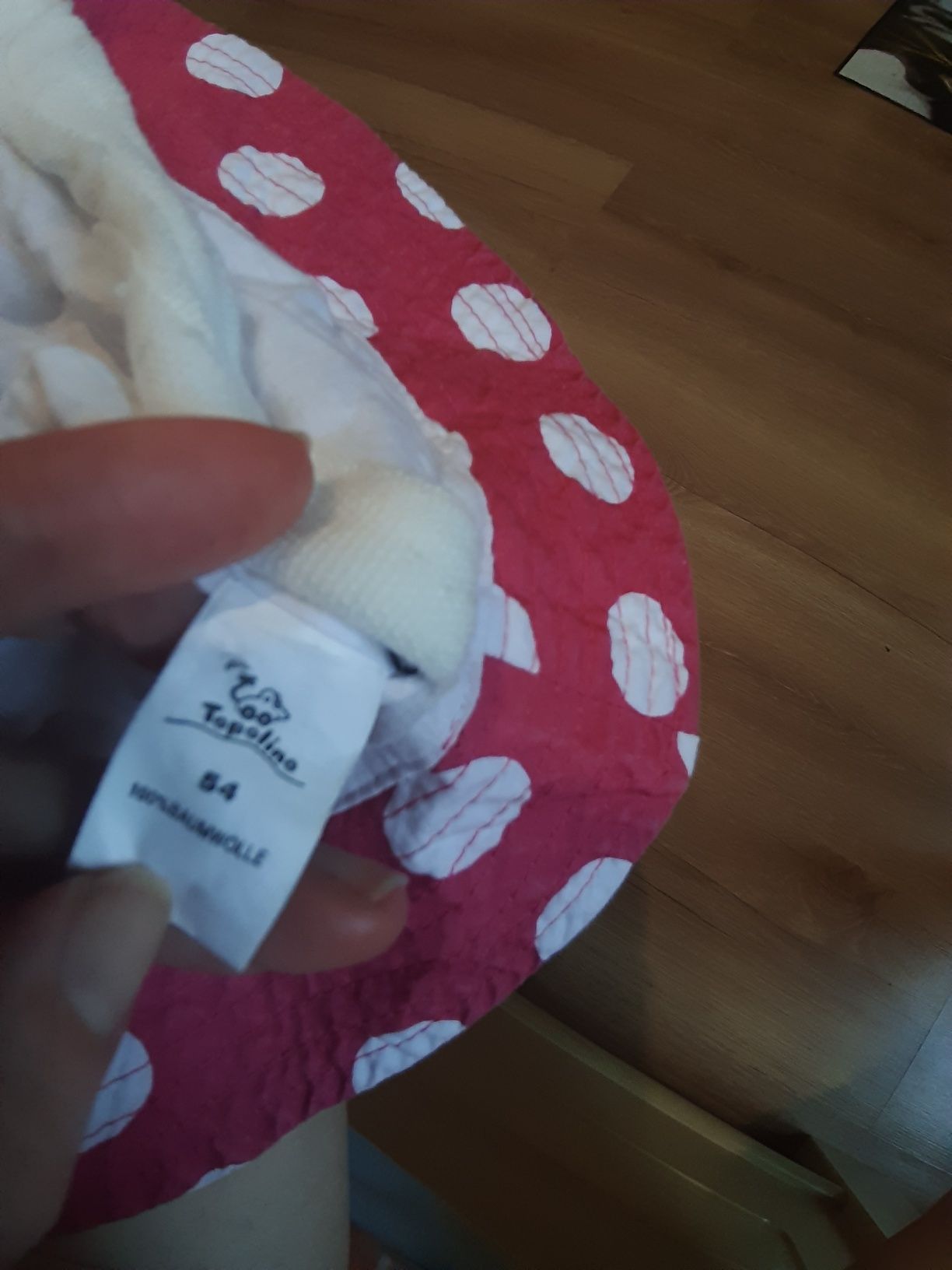 Kapelusz dla dziewczynki r. 54