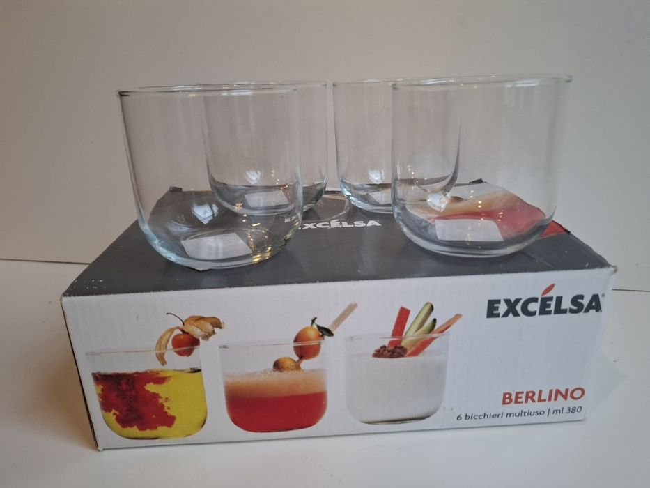 Excelsa Berlino zestaw szklanek 4 sztuki do napoi lub drinków