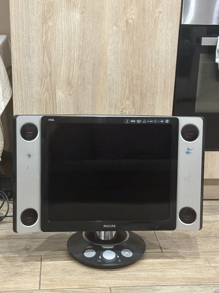 Монітор 19" Philips 190G6FB Чорний-Сріблястий