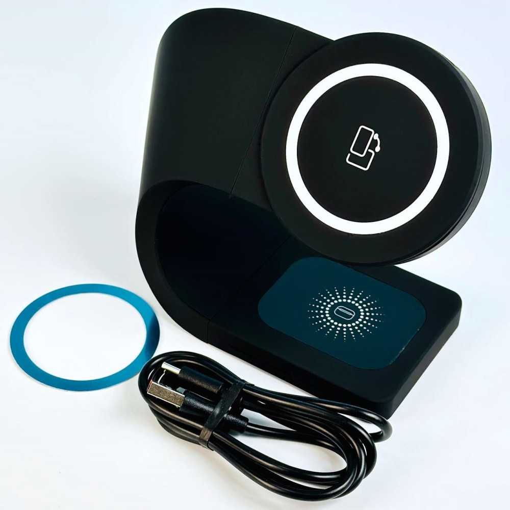 Wireless Charger бездротова безпровідна зарядка 3 in 1 Y36 MagSafe