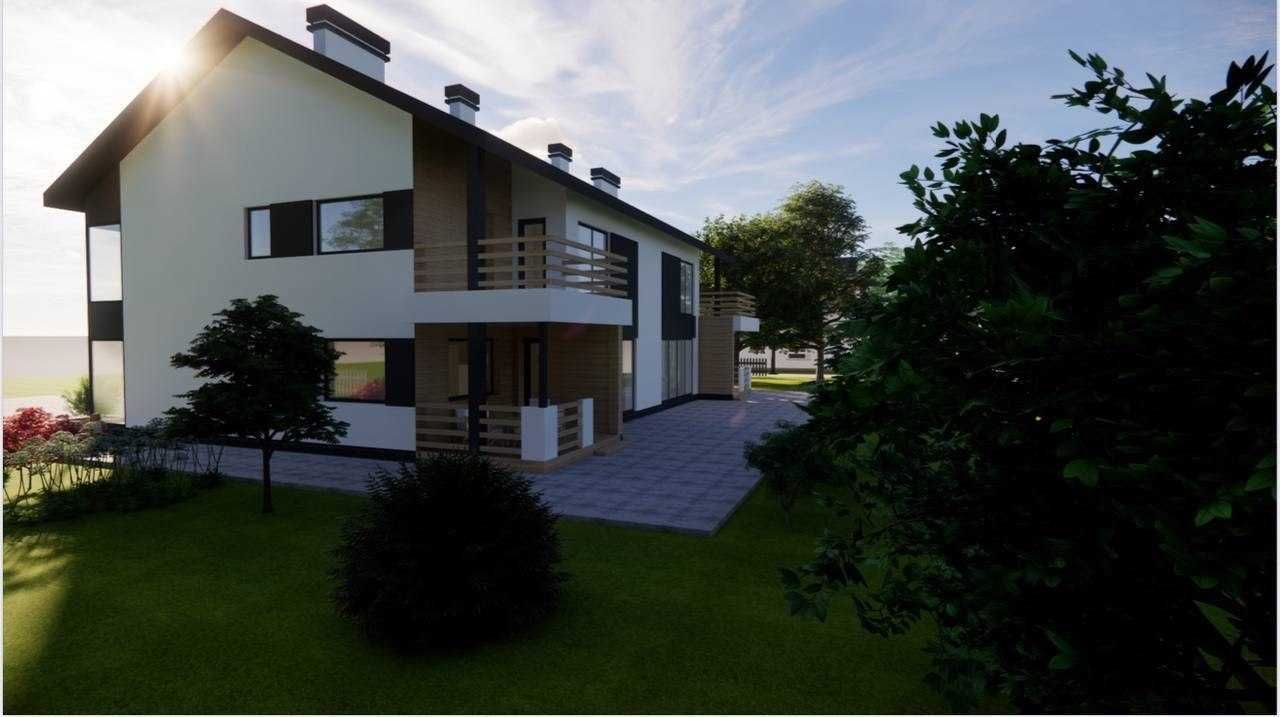 ЦІКАВА  ПРОПОЗИЦІЯ! Дуплекс 170м2 біля міського озера з гаражем