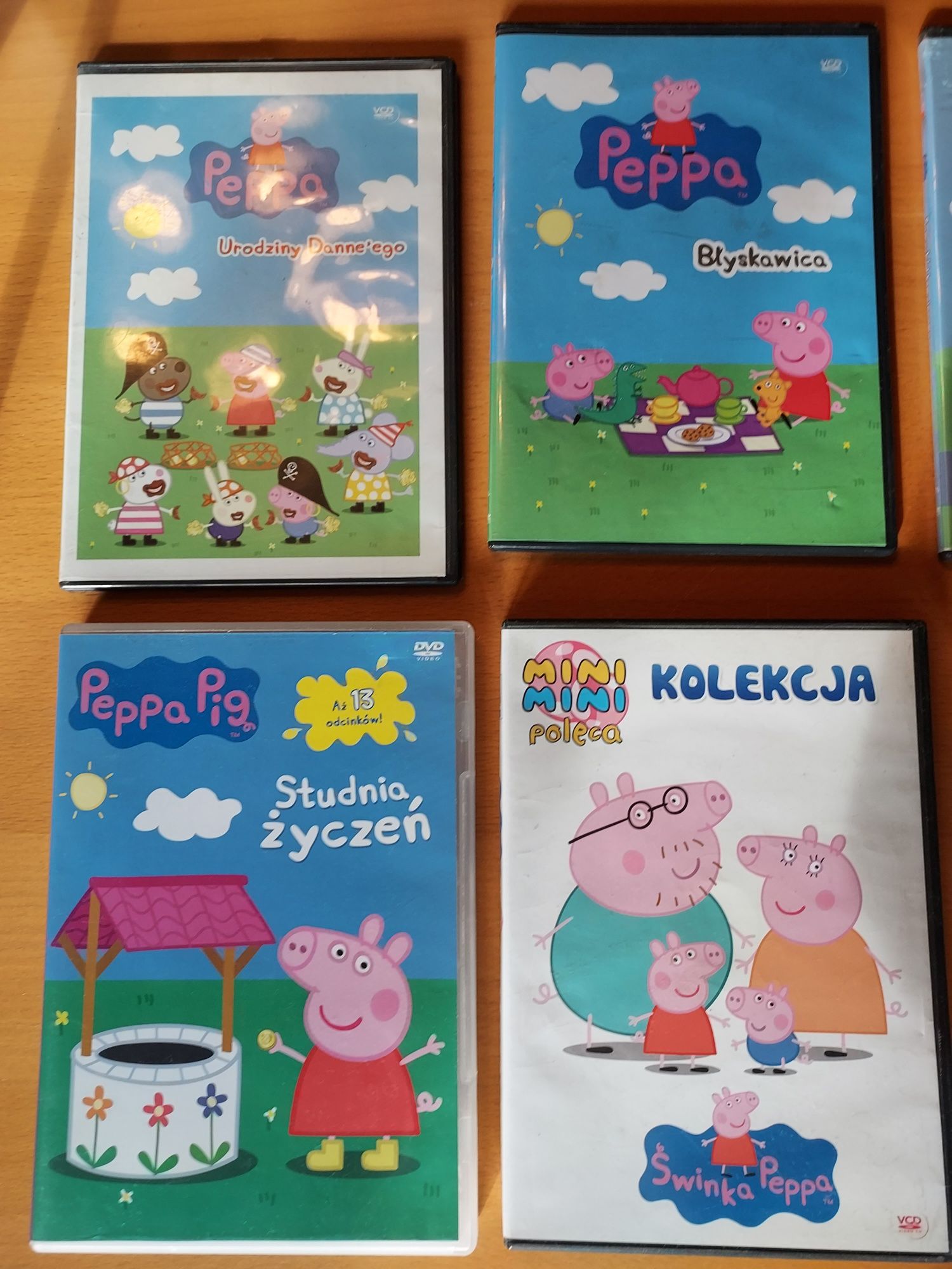 Bajki Świnka Peppa DVD 6 sztuk zestaw