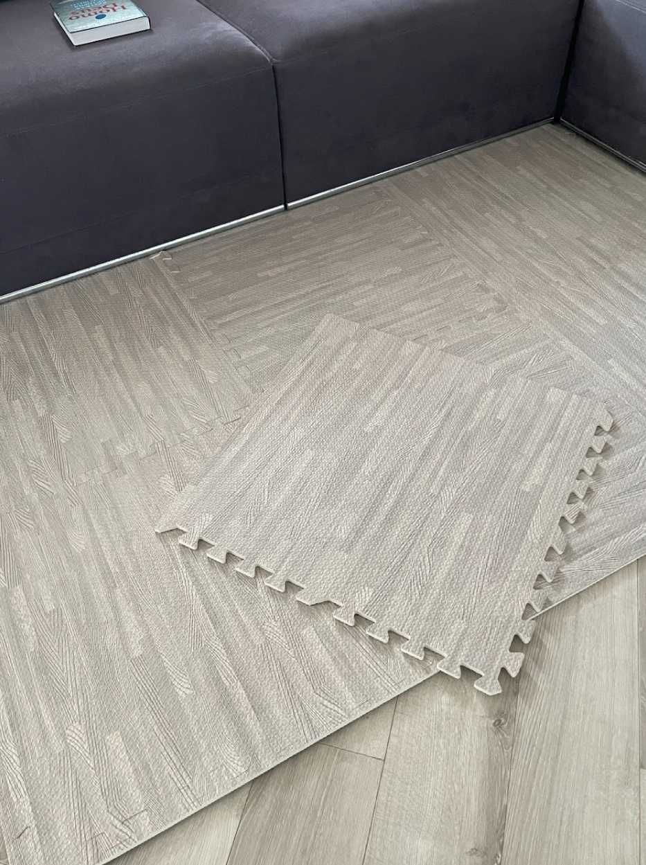 Тепліше лінолеуму! Підлога пазл - модульне покриття.
