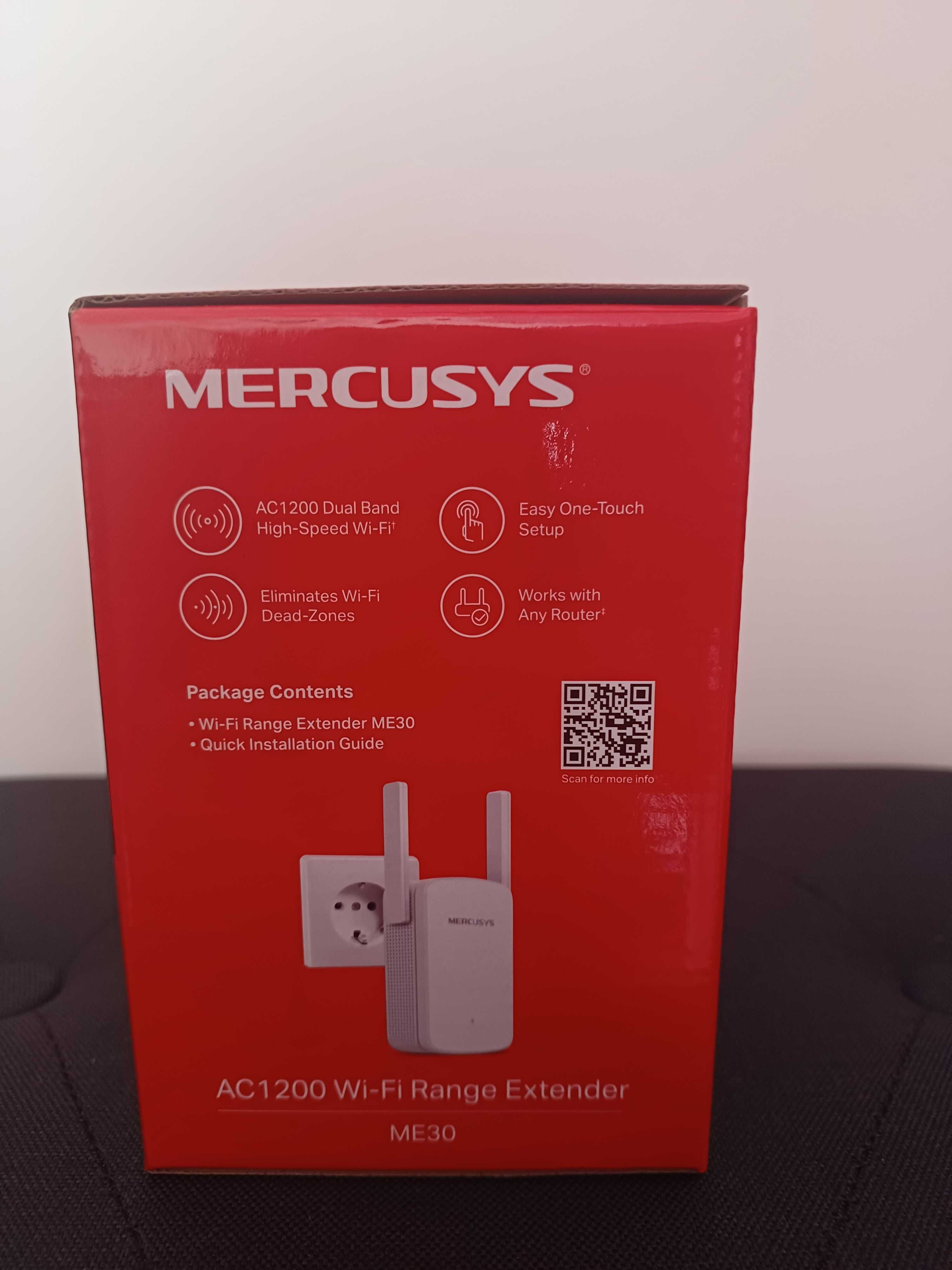 Repetidor / Extender Wireless Lan Mercusys ME30 AC1200 Wi-Fi