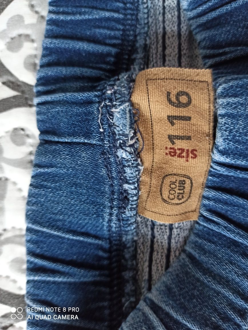 Spodnie stretch jeans 116 cool club