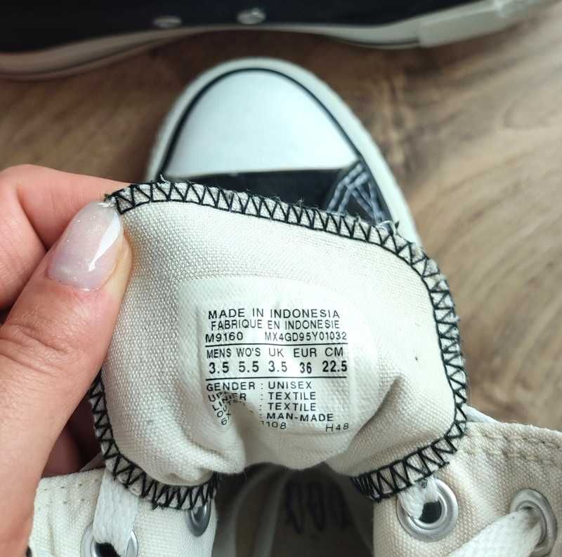 Trampki Converse wysokie Conversy 36 czarne