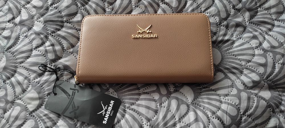 Elegancki duży portfel damski Sansibar