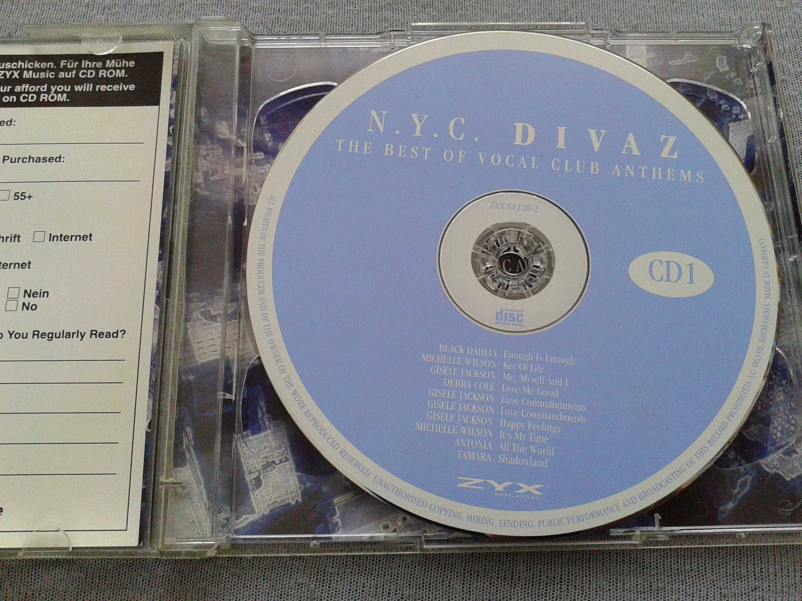 N.Y.C. Divaz, The Best Of Vocal Club Anthems  2CD