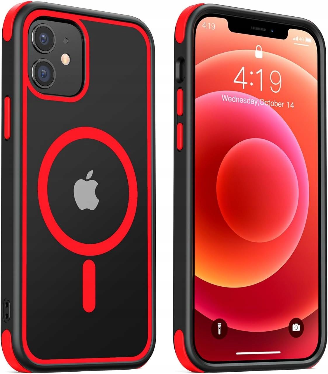 etui do iphone 12 iphone 12 pro, kompatybilne z magsafe