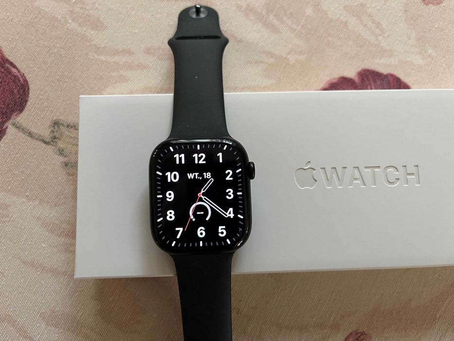 Sprzedam Apple Watch 10 GPS + Cellular 46mm czarny - stan idealny