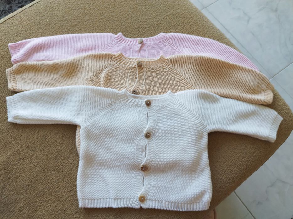 Casaquinhos de algodão de menina