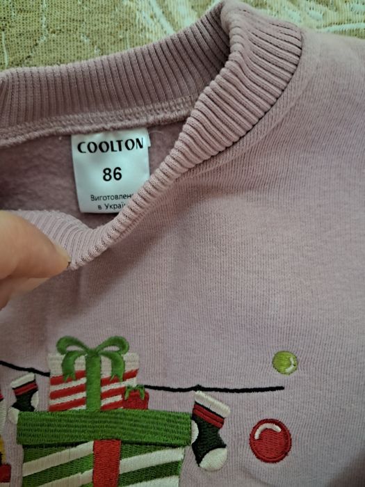 Світшот кофтинка Merry Christmas 86р