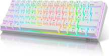 Klawiatura mechaniczna gaiming Royal Kludge RK61-DE RGB Red Switch BT