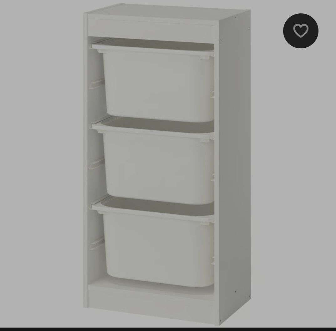 Comoda de arrumação de brinquedos Ikea