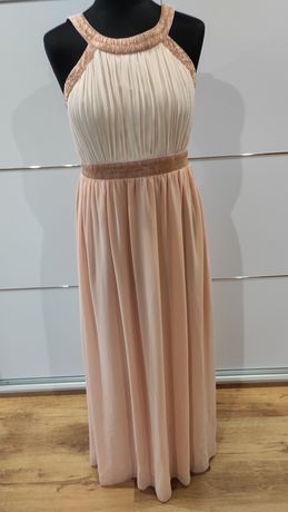 Suknia Maxi sukienka Xl brzoskwioniowa