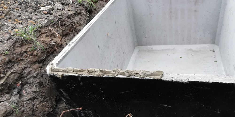Zbiornik Betonowy Szambo Betonowe Szamba Zbiorniki Piwnica Piwniczka