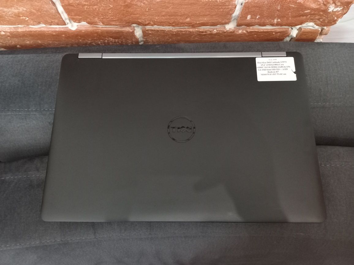 Ноутбук Dell Latitude E5570, 16GB RAM, 256 SSD, Core i5, Radeon R7 2GB