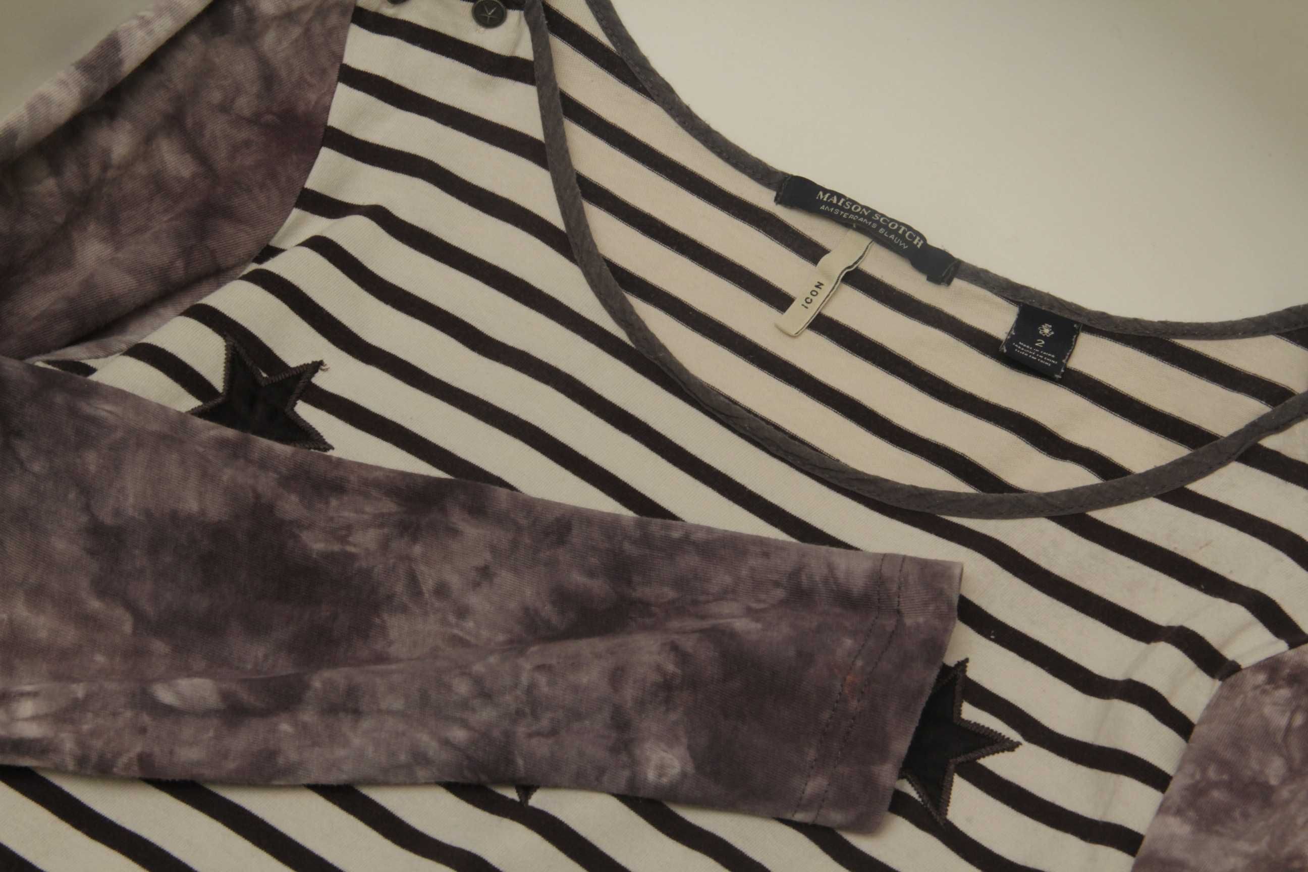 Scotch & Soda 2 M-L кофта из хлопка tie dye y2k