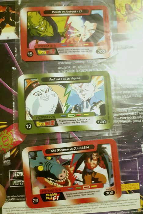 Karty Dragon Ball chio