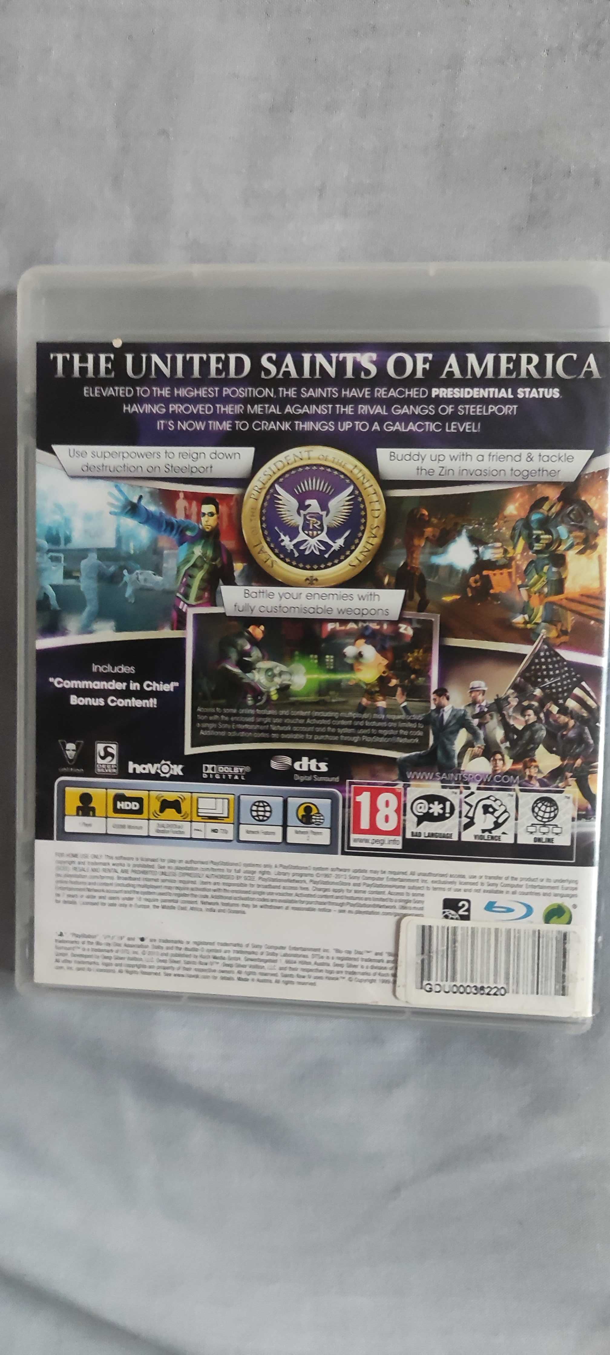 Saints Row IV Commander In Chief Edition gra ps3
