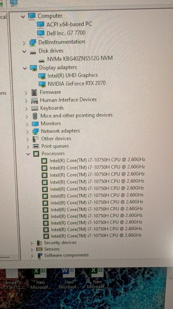 Ноутбук dell g7 7700, 17", RTX2070(8gb), ram 16 gb, intel i7,