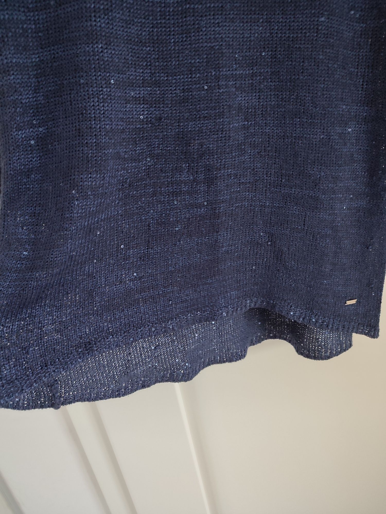 Sweter granatowy oversize Mohito, rozmiar L