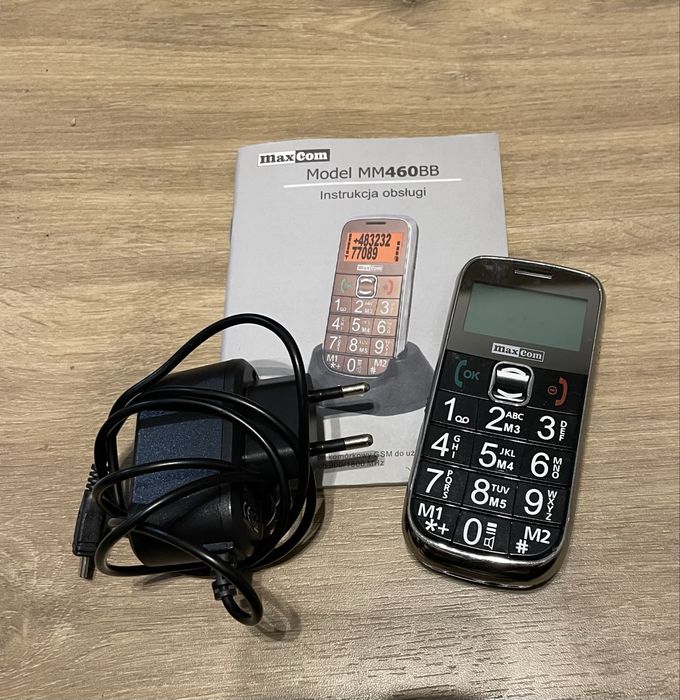 Maxcom telefon z duzymi przyciskami uszkodzony