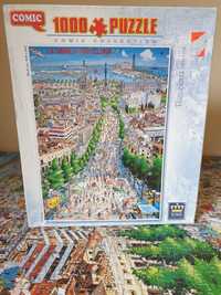 Puzzle  kompletne 1000 sztuk firmy King sprzedam