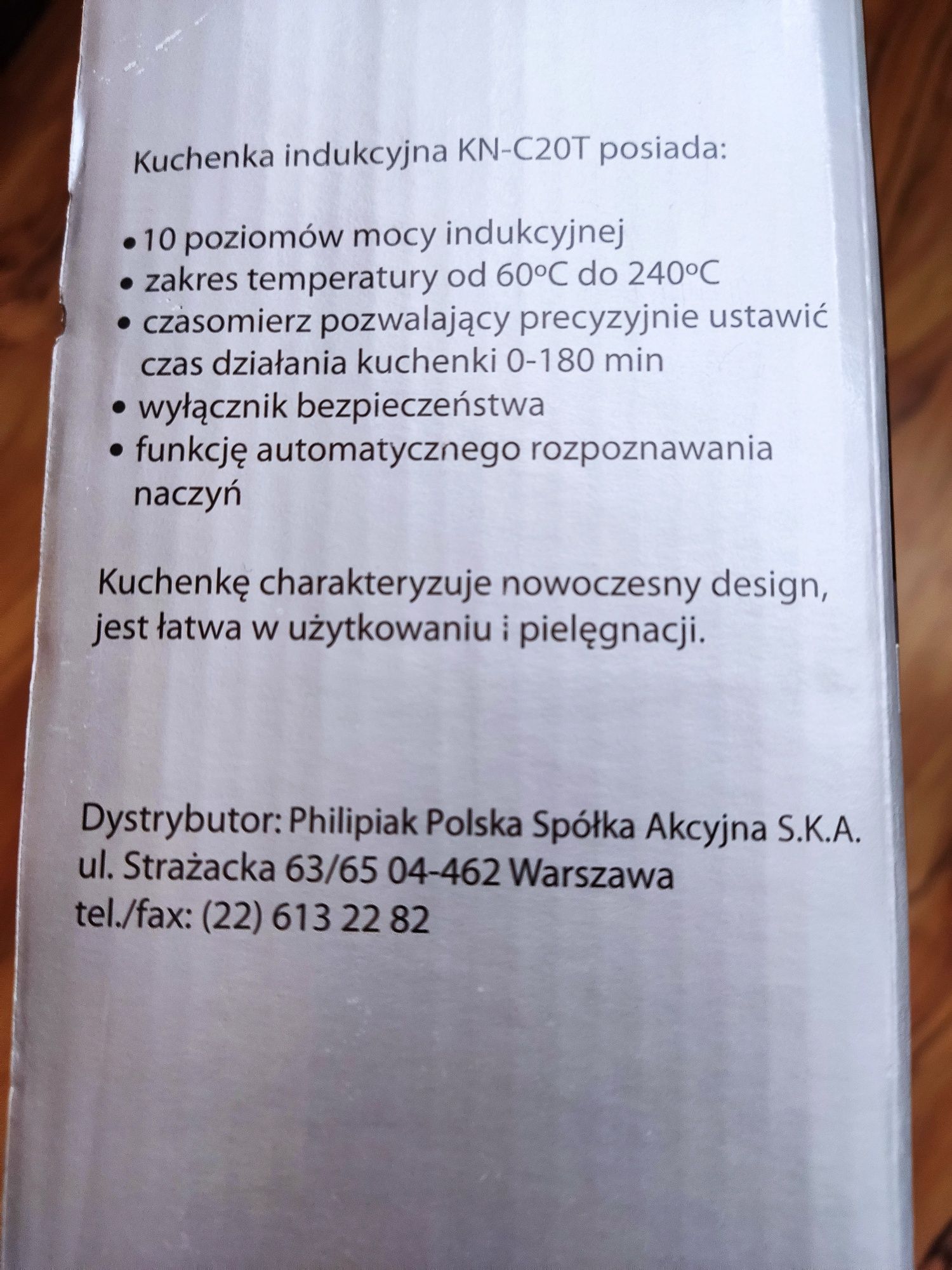 Nowa kuchenka płyta indukcyjna Philipiak