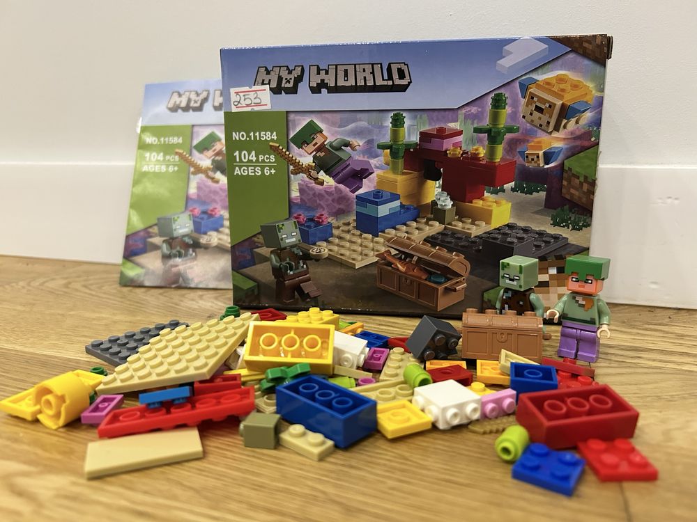 Конструктор MY WORLD MINECRAFT 11584, 104 детальки
