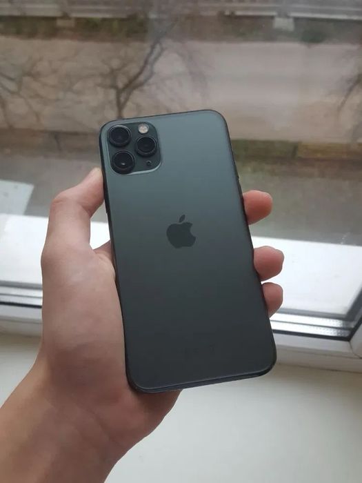 Продам iphone 11 pro 64 midnight green айфон 11 про без фейс id