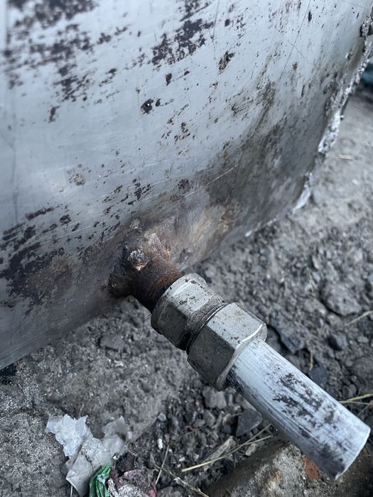 Бак з нержавійки 210 л (100х60х35 см)