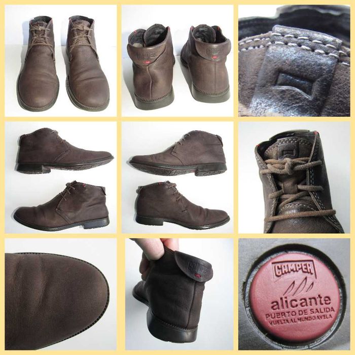 Ботинки, полуботинки ваксованные Camper Mil Neuman разм. 42 (27см)