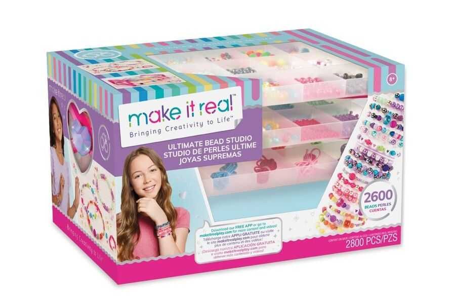 Make it Real Набір для створення браслетів з бісеру Власна студія