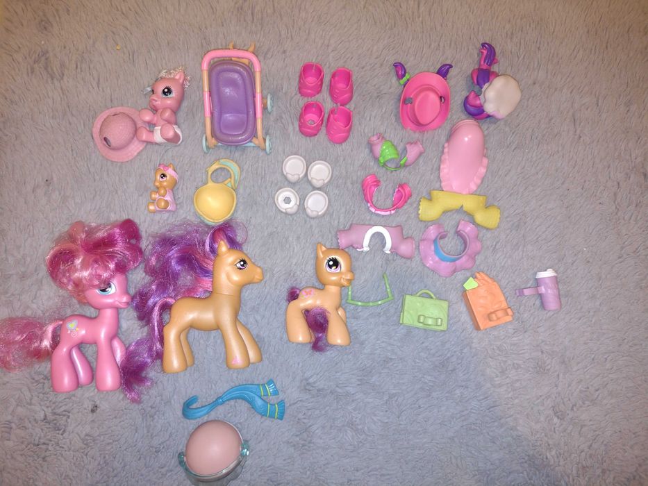 Zestaw kucyków My Little Pony z akcesoriami