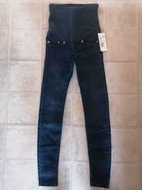 Spodnie jeansy ciazowe XS 34 h&m nowe
